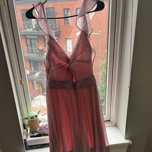 ASTR pink silk long jumper